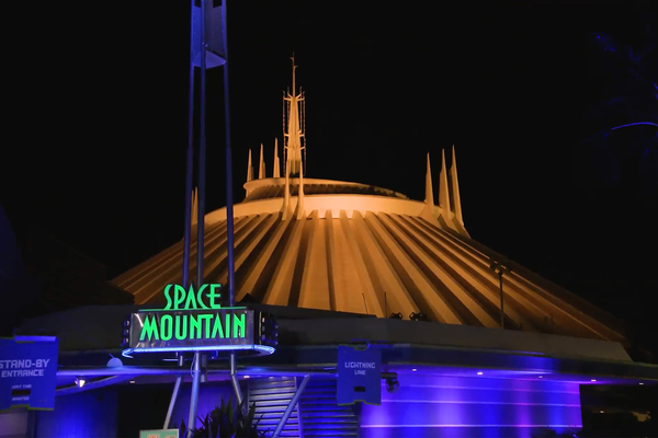Blasting off from Tomorrowland at Magic Kingdom Park, Space Mountain goes gold for the 50th anniversary of this rip-roaring roller-coaster ride in the dark. Mickey Mouse and the Gang along with Astronaut Donald Duck join Walt Disney World Ambassadors Shannon Smith-Conrad and Serena Arvizu in celebration of 50 years of launching unforgettable memories on this out-of-this-world attraction at Walt Disney World Resort in Lake Buena Vista, Fla. (Walt Disney World)