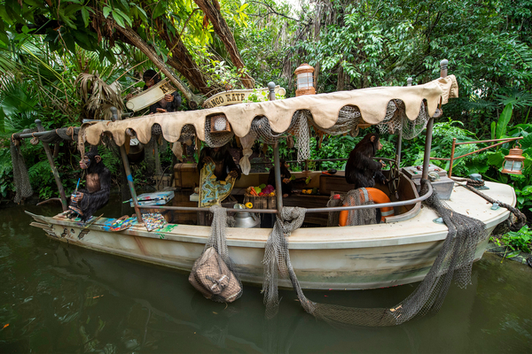 The world-famous Jungle Cruise at Magic Kingdom Park in Lake Buena Vista, Fla., recently received new enhancements including an expanded storyline and more humor as skippers take guests on a tongue-in-cheek journey along some of the most remote rivers around the world. The new creative concept is original to Walt Disney Imagineering, just like the classic attraction itself. (David Roark, photographer)