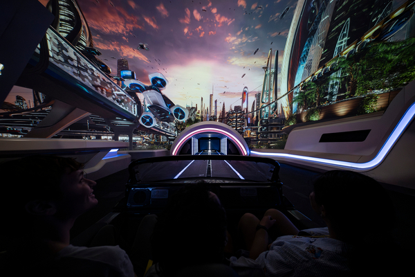 Test Track presented by General Motors brings guests for a ride, highlighting technology within the vehicle and at home that will make our cars smarter and our lives more fun. The reimagined attraction zooms to EPCOT July 22, 2025.
