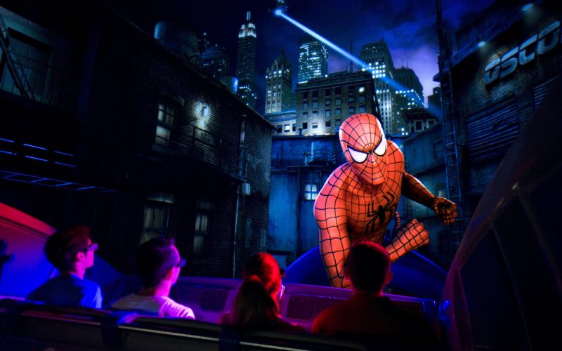The Amazing Adventures of Spider-Man attraction b-roll for publicity grand reopening
Employees on vehicle
at Marvel Super Hero Island MSHI at Islands of Adventure IOA
