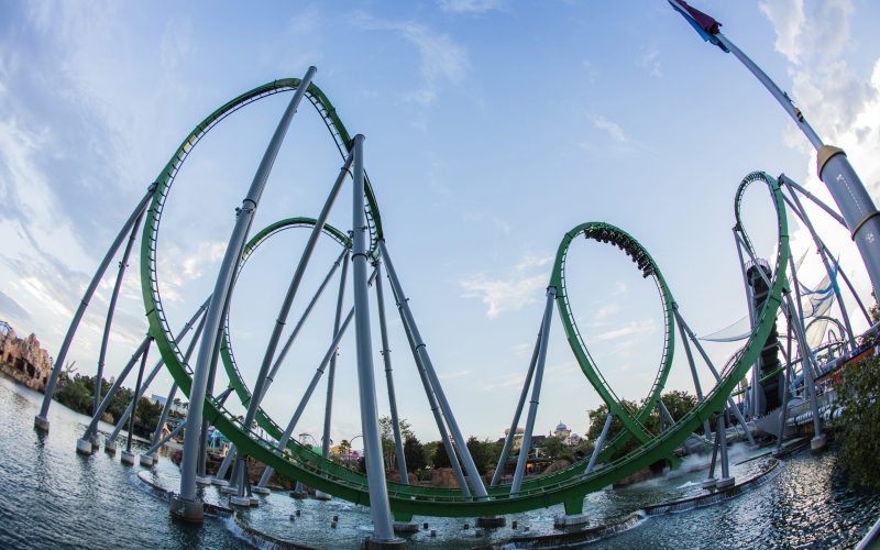 The Incredible Hulk Coaster now features thrilling new enhancements that make one of the world’s best roller coasters even more incredible. Enhancements include a brand-new ride vehicle, a new, original storyline and completely redesigned queue experience, and an all-new onboard ride score produced by Patrick Stump, front man for the internationally-renowned rock band, Fall Out Boy. For more information, check out the official Universal Orlando blog at blog.UniversalOrlando.com.